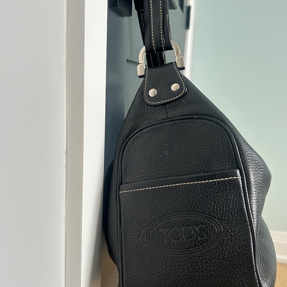 Tod's vintage Micky black handbag purse - Picture 8 of 8